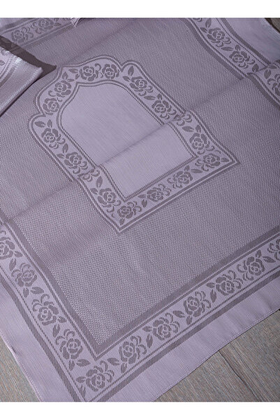 sarra Etamin Pane Prayer Rug - Plum
