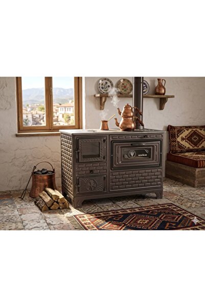 Keskinler Isı DÖKÜMLÜ CAMLI MAT SİYAH KUZİNE