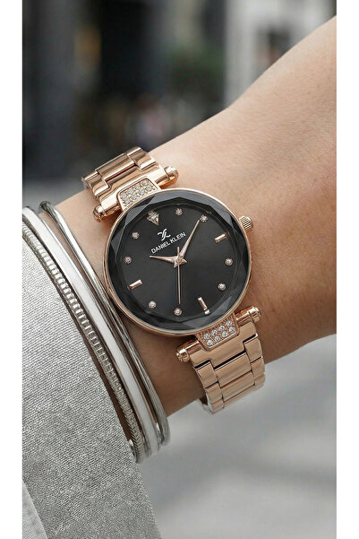 Daniel Klein Premium Rose Gold Stainless Steel Watch for Women DK.6.14132-5