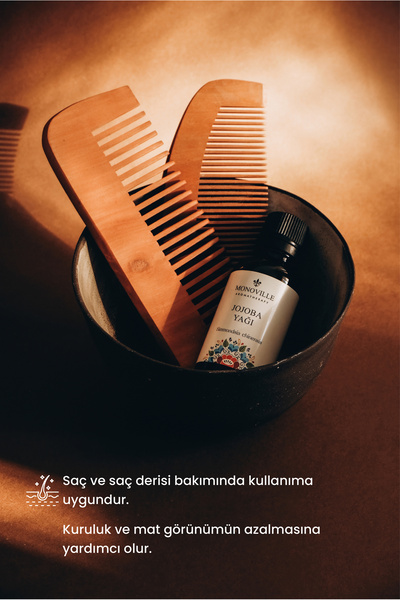 Monoville Jojoba Yağı 30 ml Soğuk Sıkım Saf ve Doğal (Jojoba Oil)
