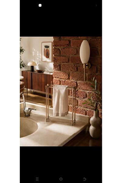 innossa pleksi dekorasyon Plexi Towel Stand Matgold