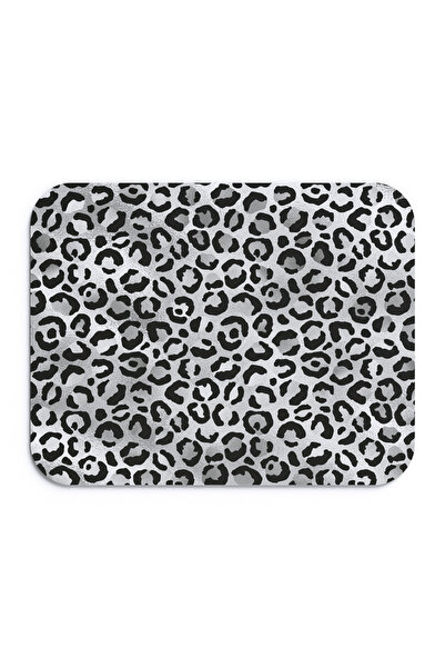nilizma Μαύρο εργονομικό mouse pad με σχέδιο λεοπάρδαλης, αντιολισθητική βάση...