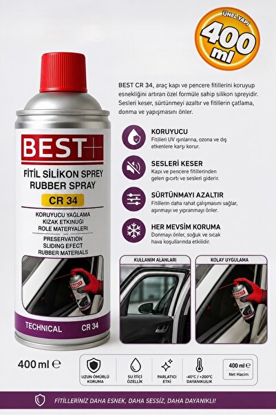 Best Fitil Silikon Sprey CR34 400 ml