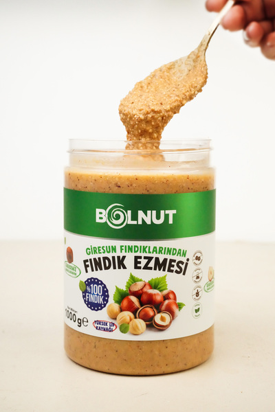Bolnut 1 Kilo Şekersiz Sade %100 Fındık Ezmesi