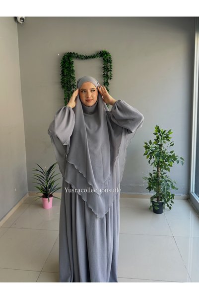 Yüsra Collection Set de 2 rochii și suflă lungă Ayrobin
