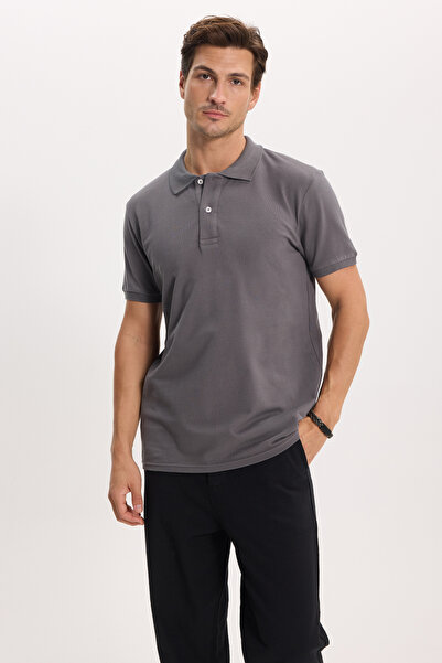Tudors Ανδρικό μπλουζάκι Slim Fit, 100% βαμβακερό, κοντομάνικο, με λαιμόκοψη ...
