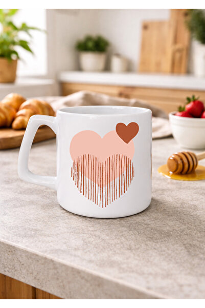 Eylül Design Boho Design Printed Mug Luxury Coffee Mug 250 ml