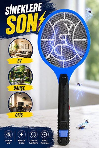 VENON Şarjlı Elektrikli Sinek Raketi 🦟 Sineksavar Sivrisinek Öldürücü Sivris...