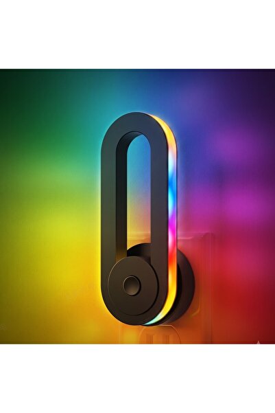 wiks Işık Sensörlü LED Lamba, Çok Renkli RGB Ambiyans ve Koridor Işığı