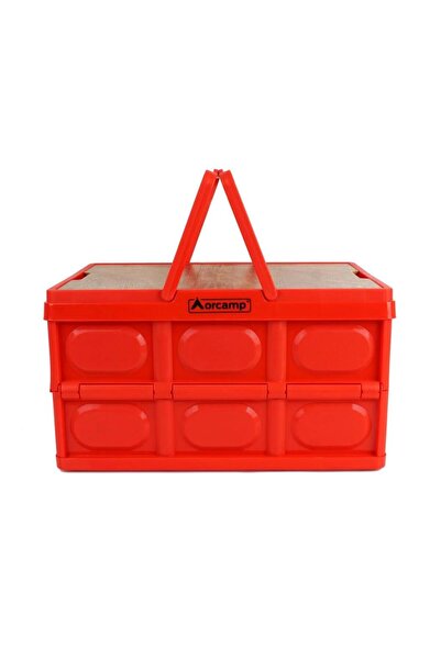 Orcamp Katlanabilir Piknik Sepeti - - Porto - 50 Lt - Kırmızı - (OUT-3580)