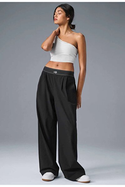 FURUEL AIO Yoga 30 Inseam Suit Up Trouser, Regular Fit Wide Leg Pants for Wom...