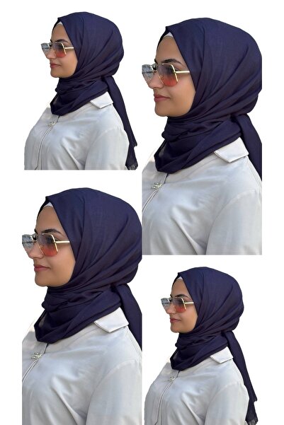 ALDAIYR 4 Pieces of Pashmina Viscose Fabric, 125 Grams Each