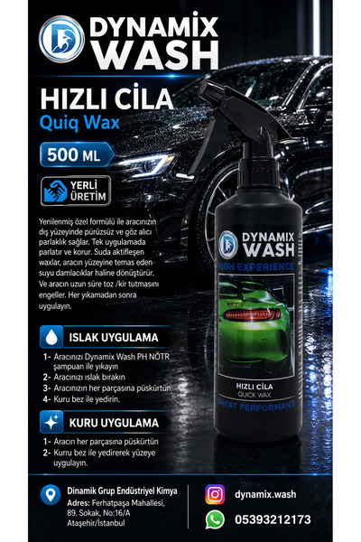 dynamix wash Hızlı Cila 500 ml