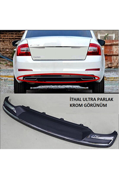 beyaztuning Skoda Octavia Arka Tampon Difüzörü Amg Model 2013-2017 Arası