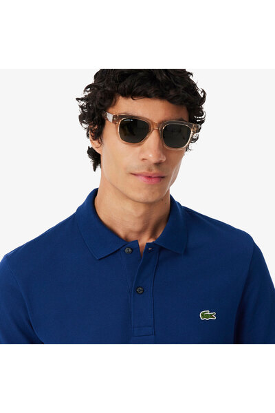 Lacoste L.12.12 Erkek Slim Fit Koyu Mavi Polo