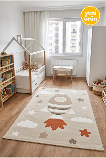 SERENZA HOME LİVİNG Tiny Tales Çocuk halısı Genç Odası Yumuşak Dokulu Erkek B...