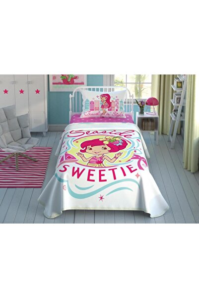 Taç Lisanslı Pike Takımı Strawberry Shortcake Seaside Tek Kişilik