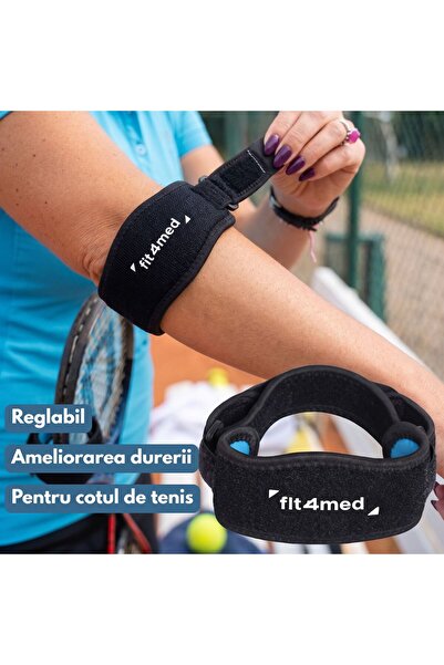 OEM Tennis Elbow Support, Mona, Pain Relief Strap, Adjustable, Universal, Black