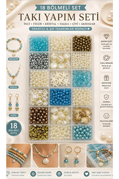 By MO Accessories Σετ χόμπι για την κατασκευή κοσμημάτων με γυάλινες χάντρες ...