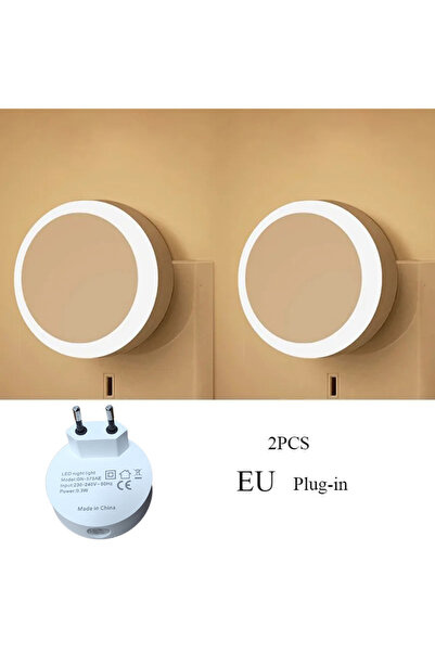 Choice EU Plug LED Light Control Sensing Lamp Night Lights EU US Plug For Bab...