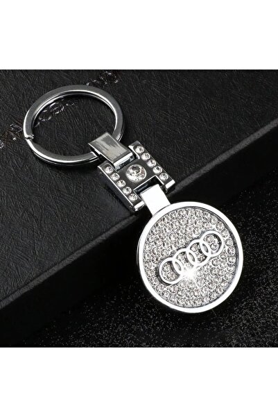 RoseTR Μεταλλικό μπρελόκ Audi Shiny Stone A1 A3 A4 A5 A6 A7 Sline Αξεσουάρ
