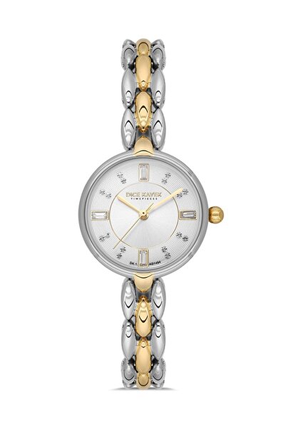 Dice Kayek ساعة يد نسائية DK.1.AG1454.40 بتصميم مرصع بالأحجار، مقاومة للماء ح...