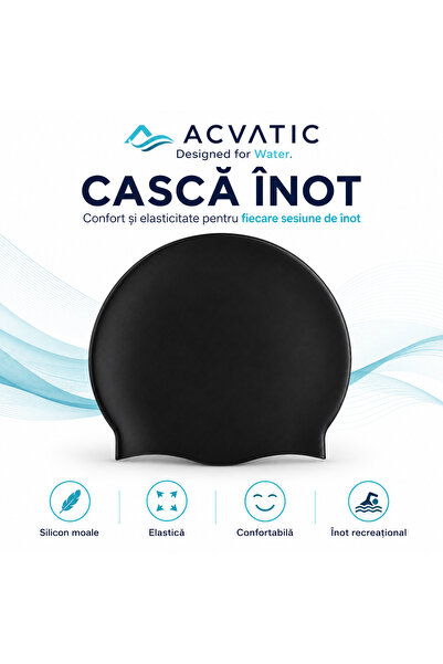 OEM Cască de înot, Unisex, Silicon, Negru, Impermeabilă, Inodoră