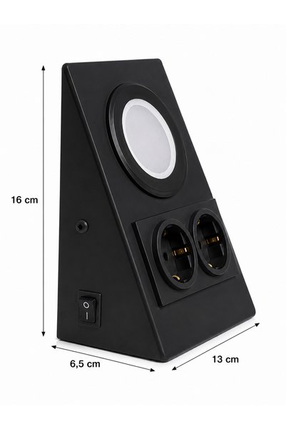 Masfitech Metal Case Cabinet and Undercounter Lighting with Socket 3 Watt - 3 Different Light Colors in One Product (White, Daylight and Warm White)