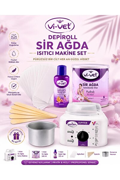 Vivol Depirol Sir Ağda Isıtıcı Makine Set