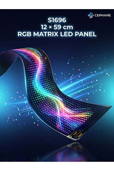 cephanegsm Matrix Led Panel Katlanabilir Usb Cama Yapışan Telefon Kontrollü L...