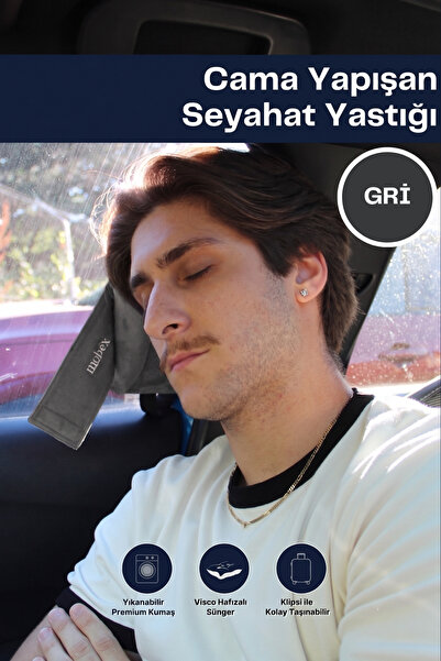 mobex Cama Yapışan Premium Visco Seyahat ve Boyun Yastığı