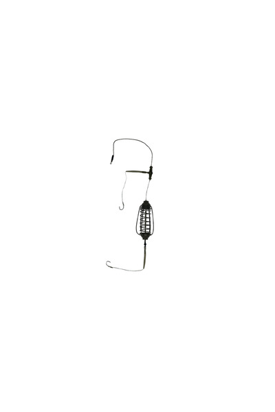 LAZY FISH Montura Crap Caras cu Momitor 50g, 2 Carlige Nr.6, Anti-Incurcare, ...