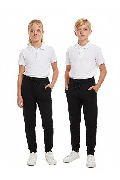 SeaBubbles School Pants - Ribbed Elastic Waist