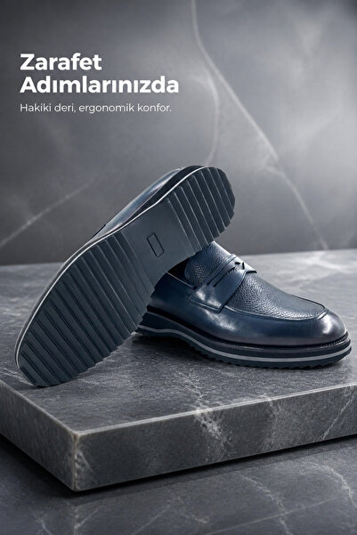 PATRICK CASSA Men's Genuine Leather Casual Loafer Ergonomic Shoes