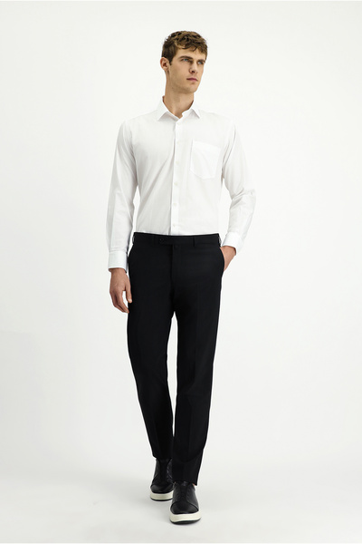 Kiğılı 6 Drop Regular Fit Standart Kesim Yünlü Klasik Kumaş Pantolon