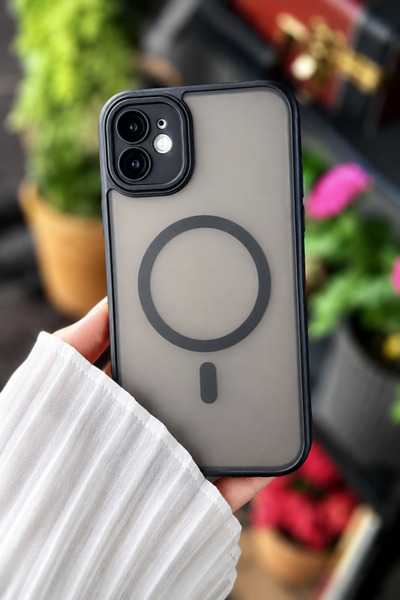 Go Aksesuar Iphone 11 Uyumlu MAGSAFE Özellikli Lens Korumalı Parmak İzi Bırak...