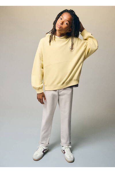 MANGO Kids Kıvrık chino pantolon