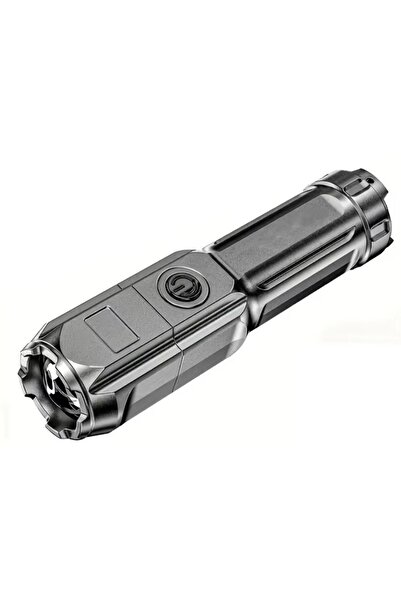 divendi-ro Lanternă cu zoom puternică, portabilă, multifuncțională, reîncărca...