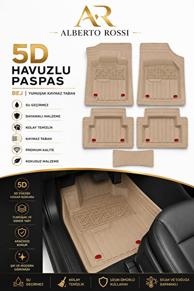 Ar Alberto Rossi Volkswagen Passat B8 2016 Model Uyumlu Enerox BEJ 5D Havuzlu...