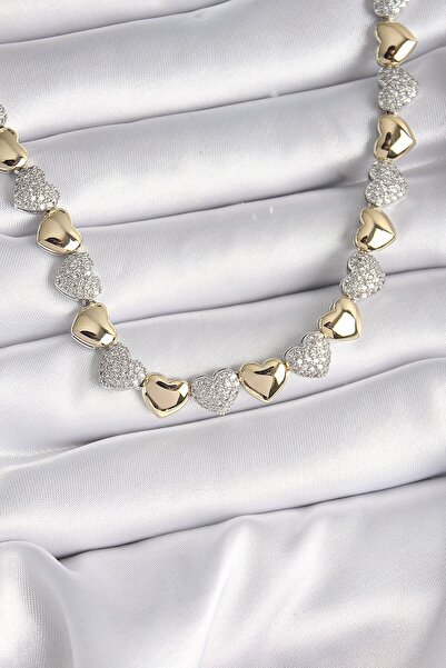 Inure Jewelry النحاس مزيج اللون الزركون حجر القلب نموذج VIP الحصري سلسلة قلاد...