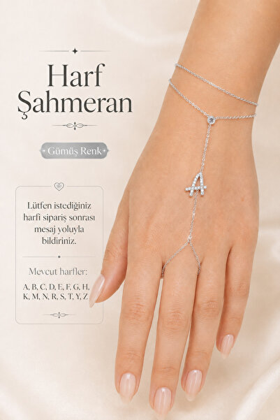 Sacce Scarves&Accessories Zircon Stone Letter Shahmeran Bracelet