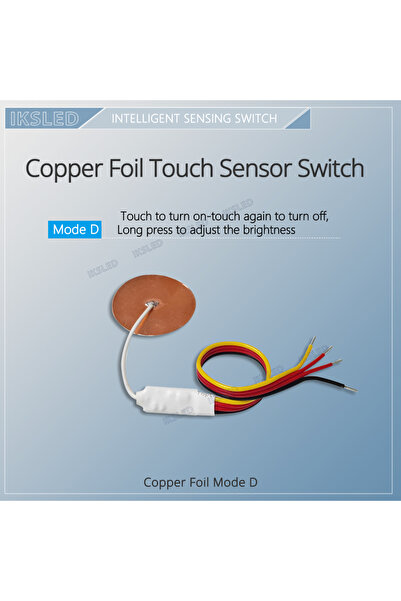 Choice8 1pc Mode-D 5V12V Mini Touch Sensor Switch Without Opening, Penetratin...