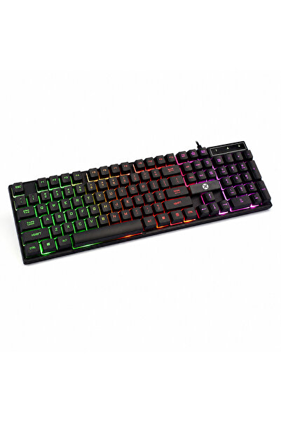 Dexim DKA004 KBL-322 RGB Led Türkçe Q Kablolu Gaming Klavye