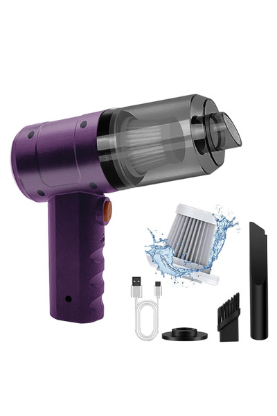 Choice PURPLE 15000PA Compressed Air Dust Collector Handheld Vacuum Cordless ...
