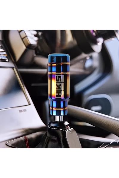 Choice1 other-9cm-Blue 1pc 5.12-inch Aluminum Alloy JDM-style Shift Knob - Su...