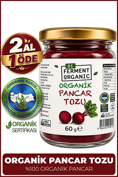 BE FERMENT Organic Pancar Tozu 60 gr