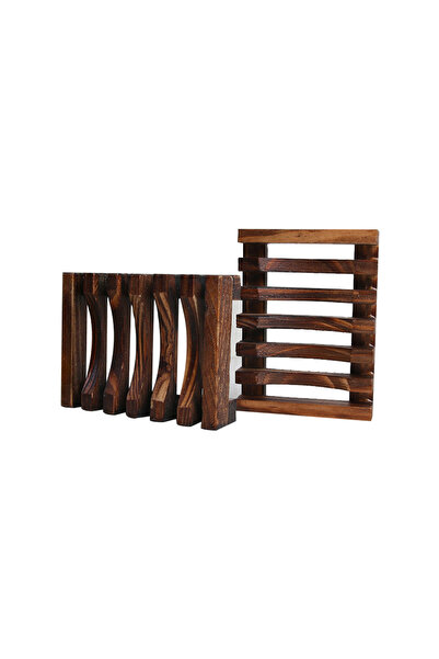Choice1 2pcs Elegant Wooden Soap Dish with Self-Draining Design - Perfect for...