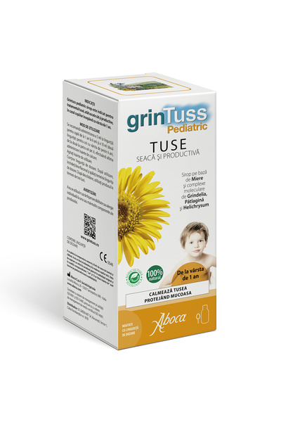 ABOCA Sirop Grintuss pentru copii, 180 g,