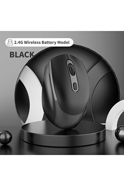 Choice5 ماوس لاسلكي 2.4G أسود من NexusClick، ثنائي الوضع (بلوتوث و2.4G)، قابل...