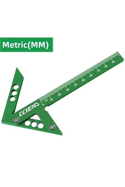 Choice 1pc Metric Aluminum Alloy Center Finder Line Gauge & Angle Marking Rul...